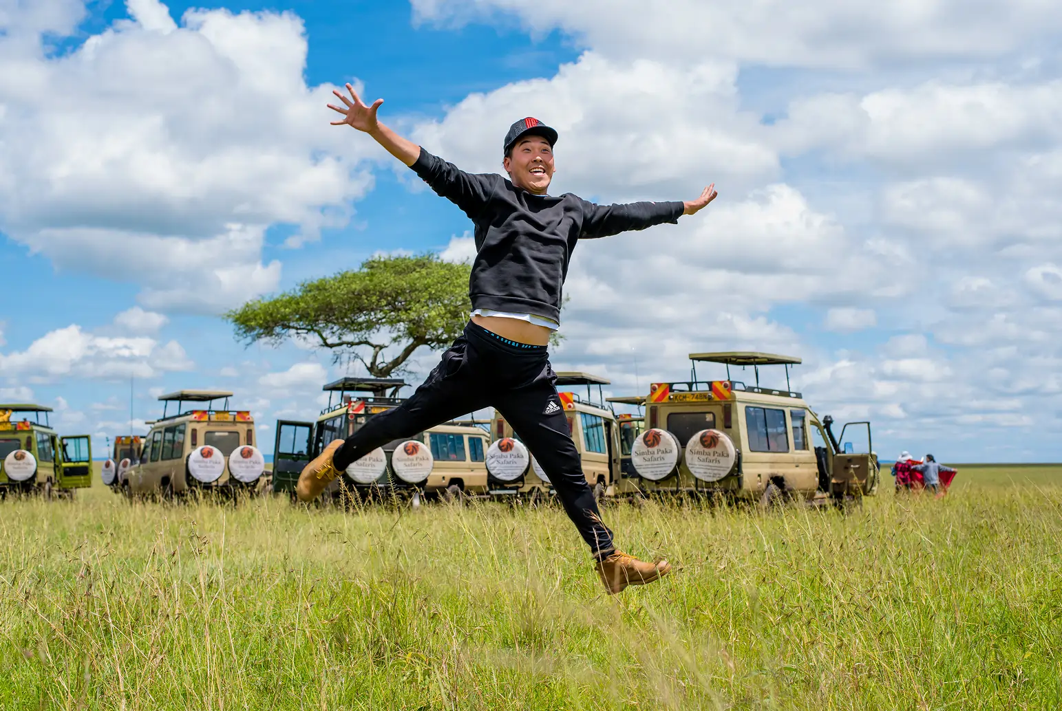 Guest enjoying the safari view